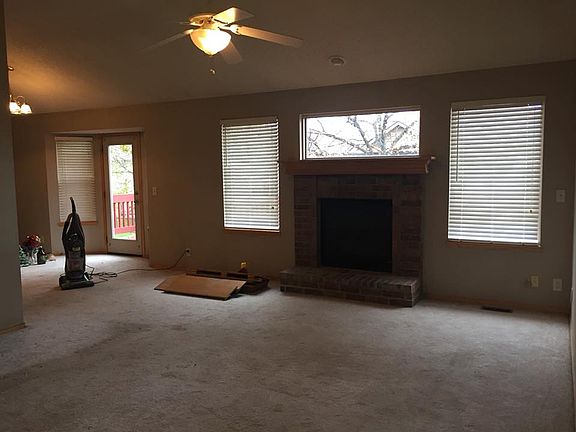 Living room fireplace
