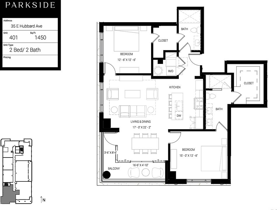 2nd image of 35 E Hubbard Ave Suite 401