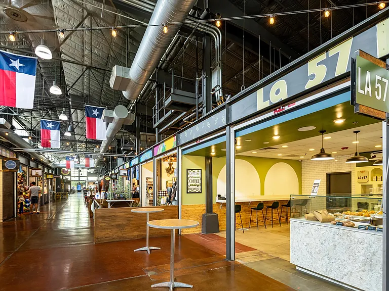 Open daily, The Market at Dallas Farmers Market features over 100 vendors offering an array of local eats.