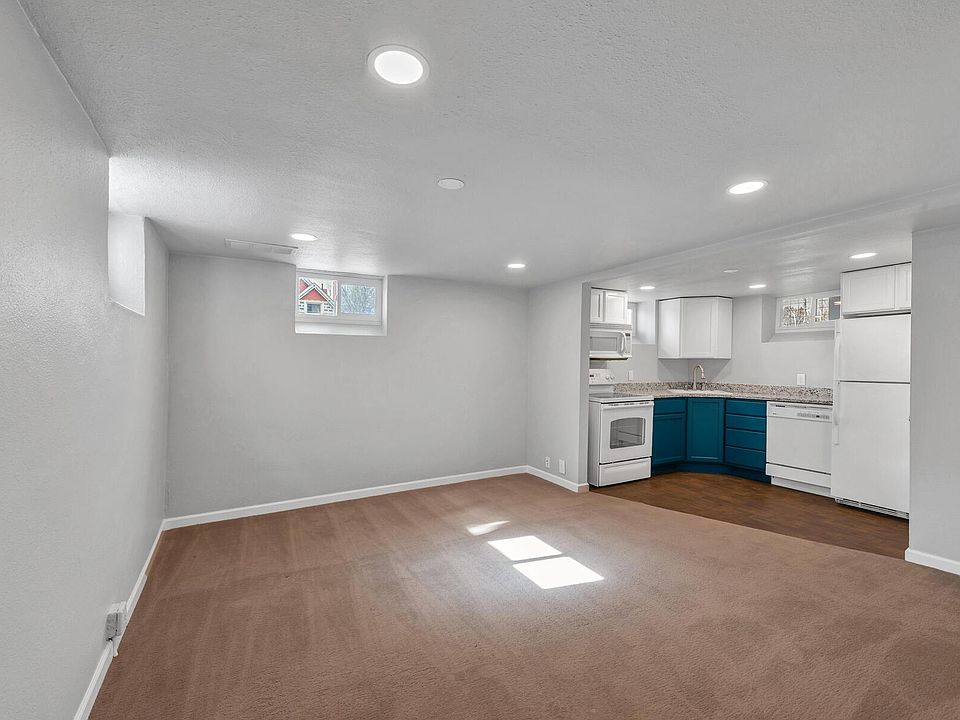 Living room and kitchen