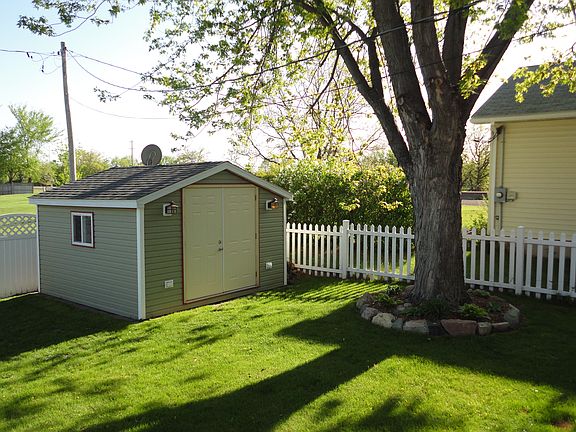 shed in backyard