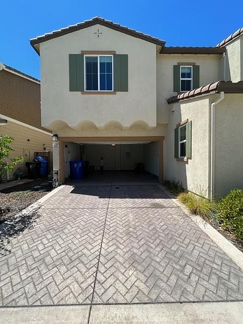 Two car garage and driveway