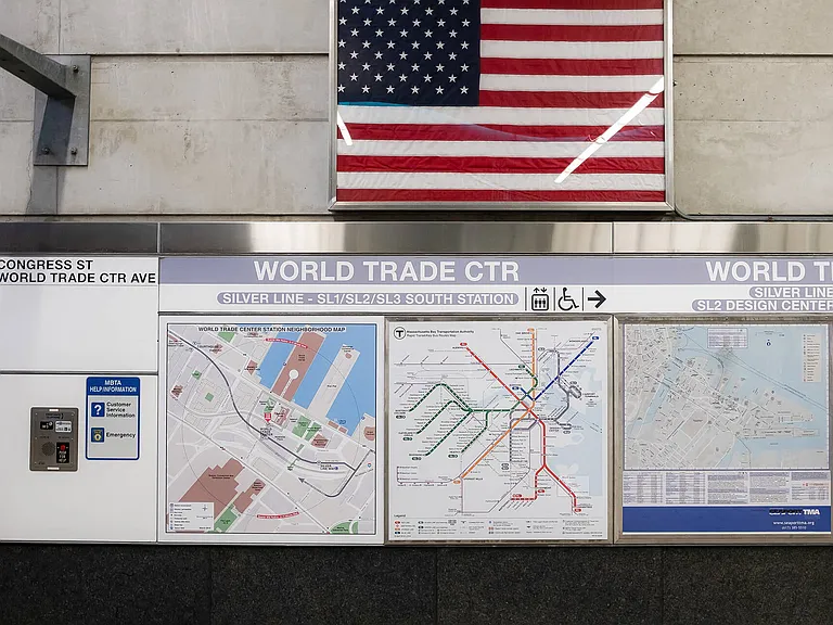 Our community is located steps away from the Silver Line MBTA World Trade Center stop