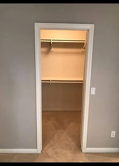 Large master walk-in closet