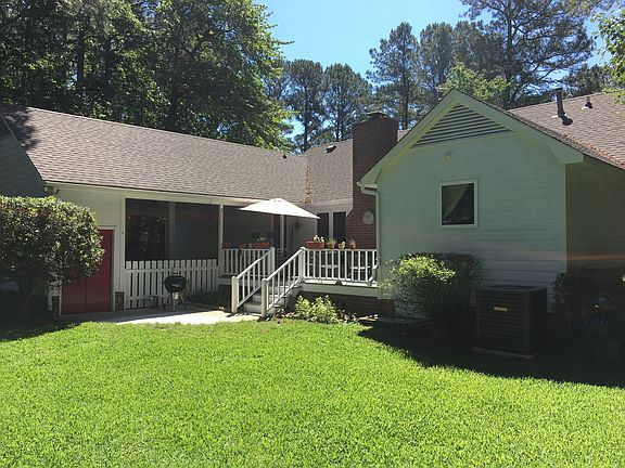 Rear yard and deck