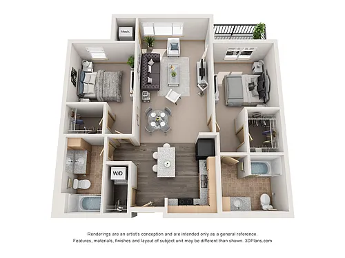 Floor plan McDowell