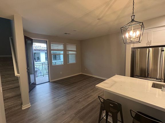 Living area off of kitchen.