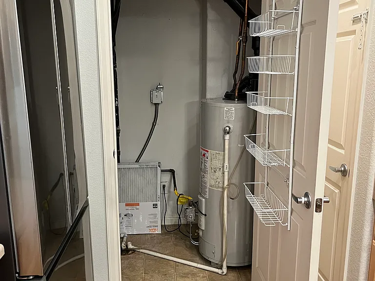 Utility closet.