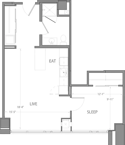 Floor plan Penthouse V
