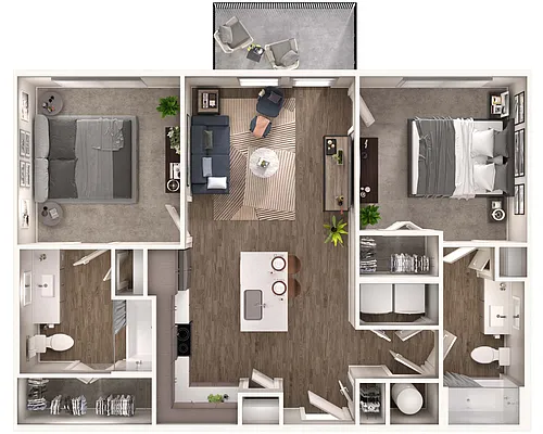 Floor plan B1