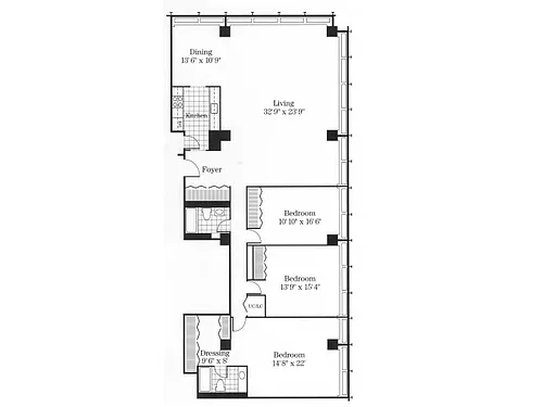 Floor plan Cadillac