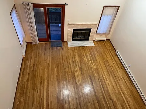 living room from loft
