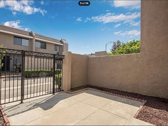 Front patio inside front gate.