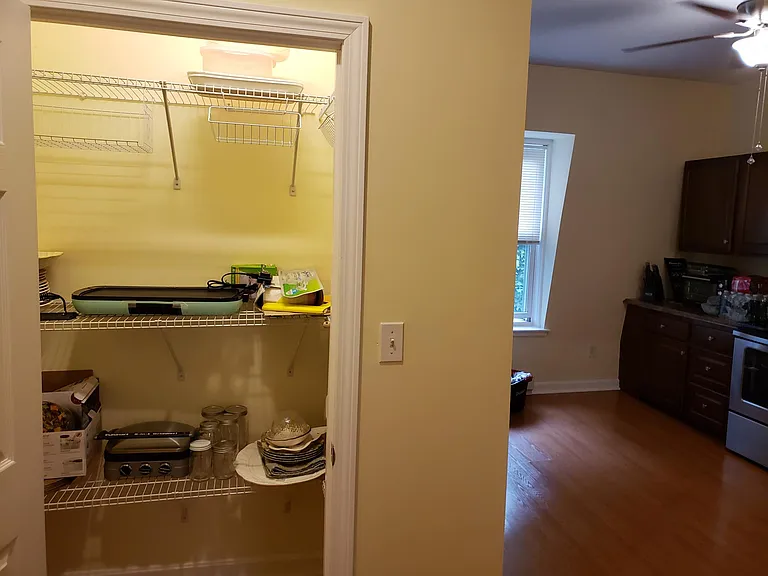 ample kitchen pantry space