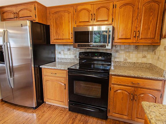 Stainless steel fridge, dishwasher, microwave