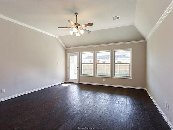 Large living area, upgraded to wood floor plan