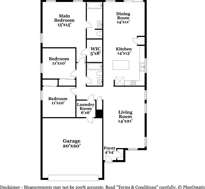 3 bed, 2.0 bath, 1548 sqft, $2,030 — Photo 2