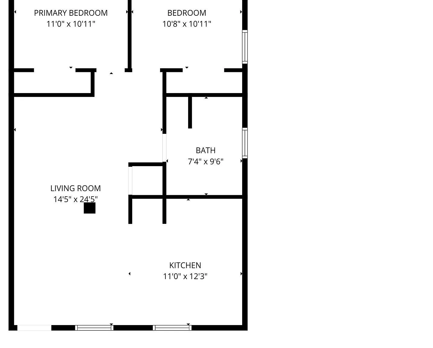 2 bed, 1.0 bath, 680 sqft, $1,850 — Photo 2