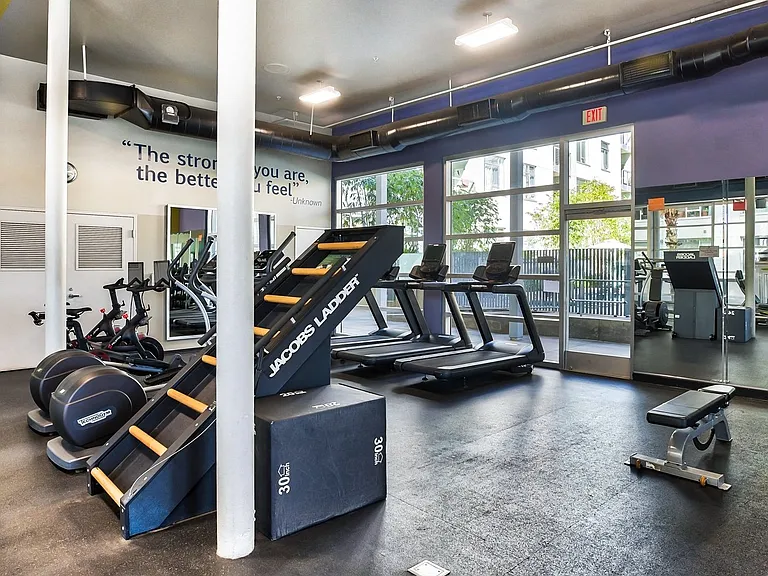 24-hour fitness center with state-of-the-art equipment