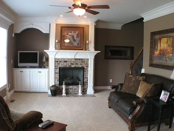 Leisure Room With Fireplace