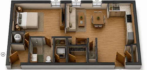 Floor plan The Acosta