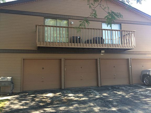 Outside view of garages 