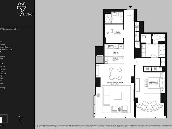 2nd image of 157 W 57th St APT 32E