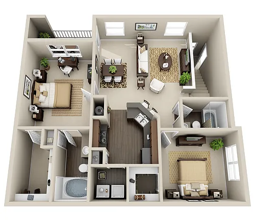 Floor plan B2U