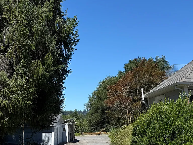 driveway on to property