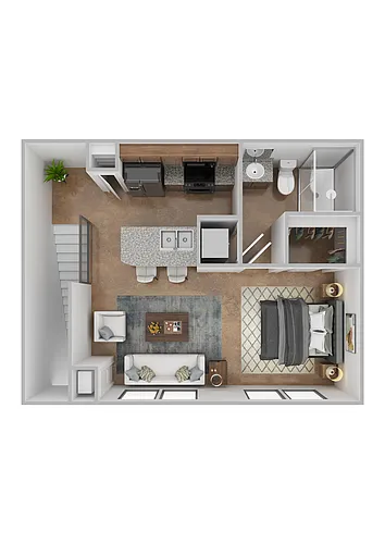 Floor plan Studio