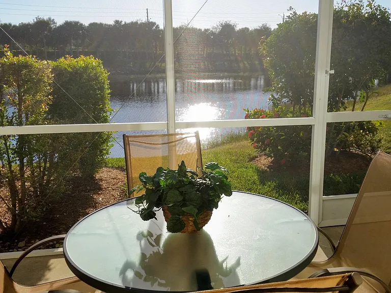 Screened patio