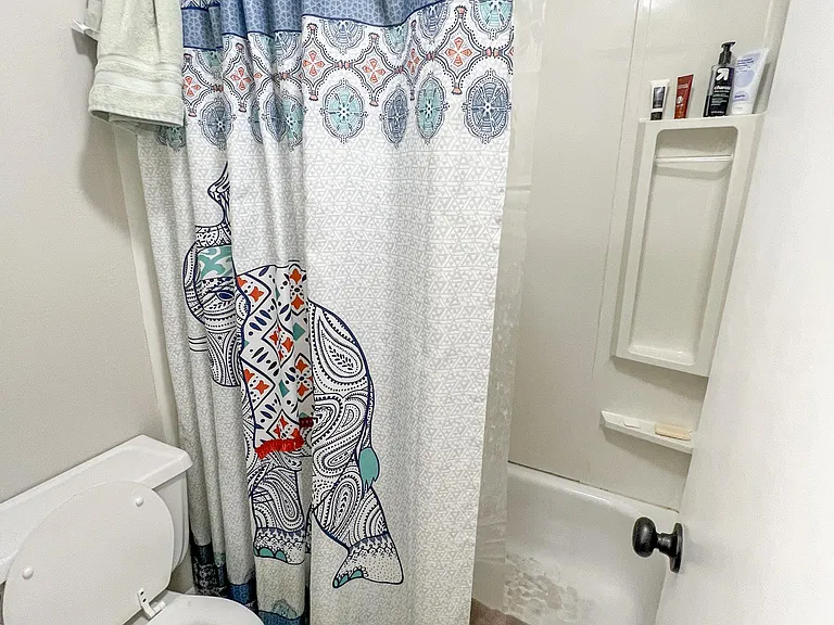 attached master bathroom