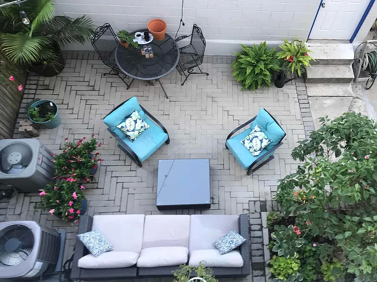 Backyard patio