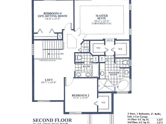 Second Floor Layout
