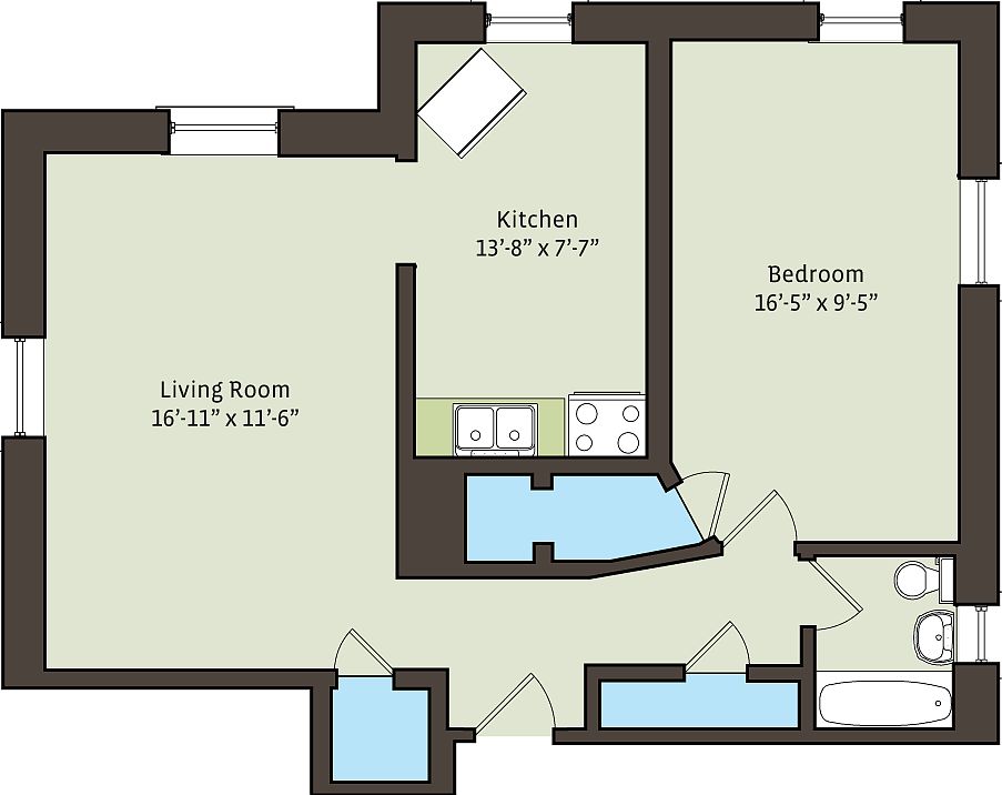 1st image of 5480 S Hyde Park Blvd APT 1C