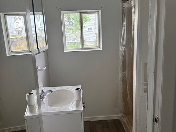 Bathroom with shower only