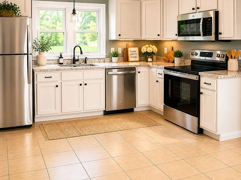 Open Concept Kitchen (staged)