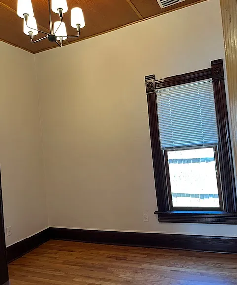 smaller of the 2 bedrooms with a large closet that is not in this photo