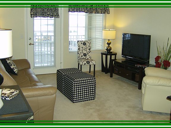 living room with patio