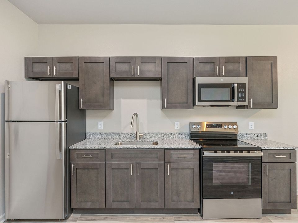 A modern, functional kitchen designed for everyday convenience.