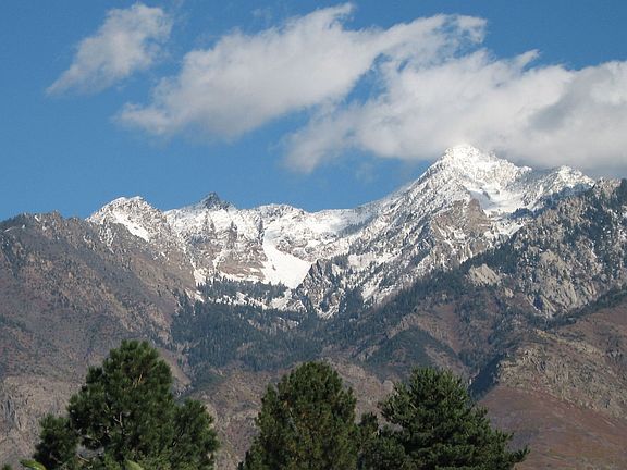 Mountain view from deck