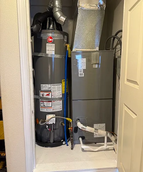 New Central Heat/AC units and water heater.
