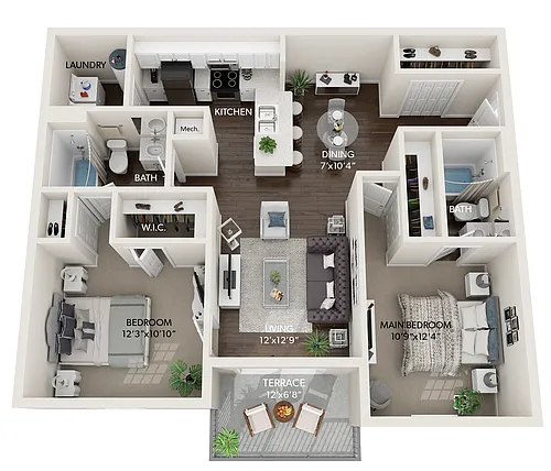 Floor plan The Willow