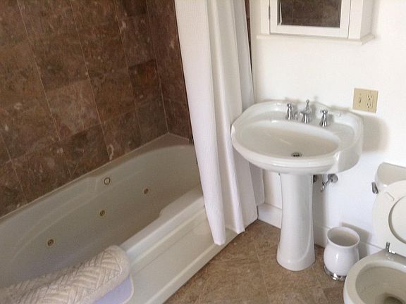 Master bath with Jacuzzi tub