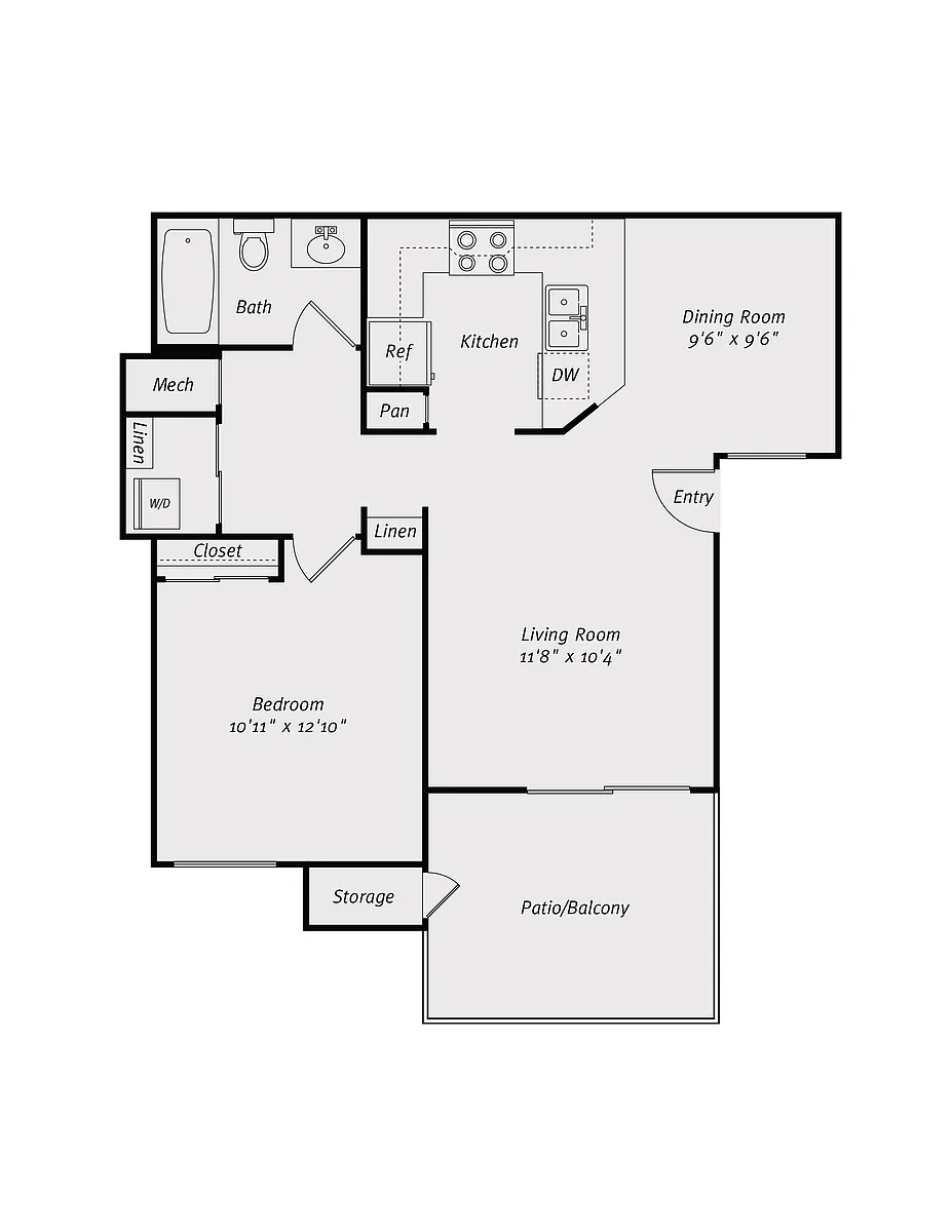 Floor plan A1-ADA-01