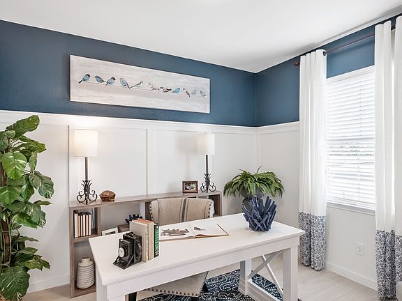 Dining room used as an office