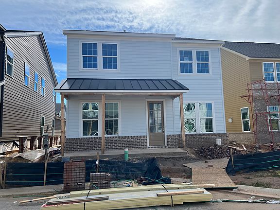 Front Elevation Construction Progress Your new home at 4502 Bideford Street.