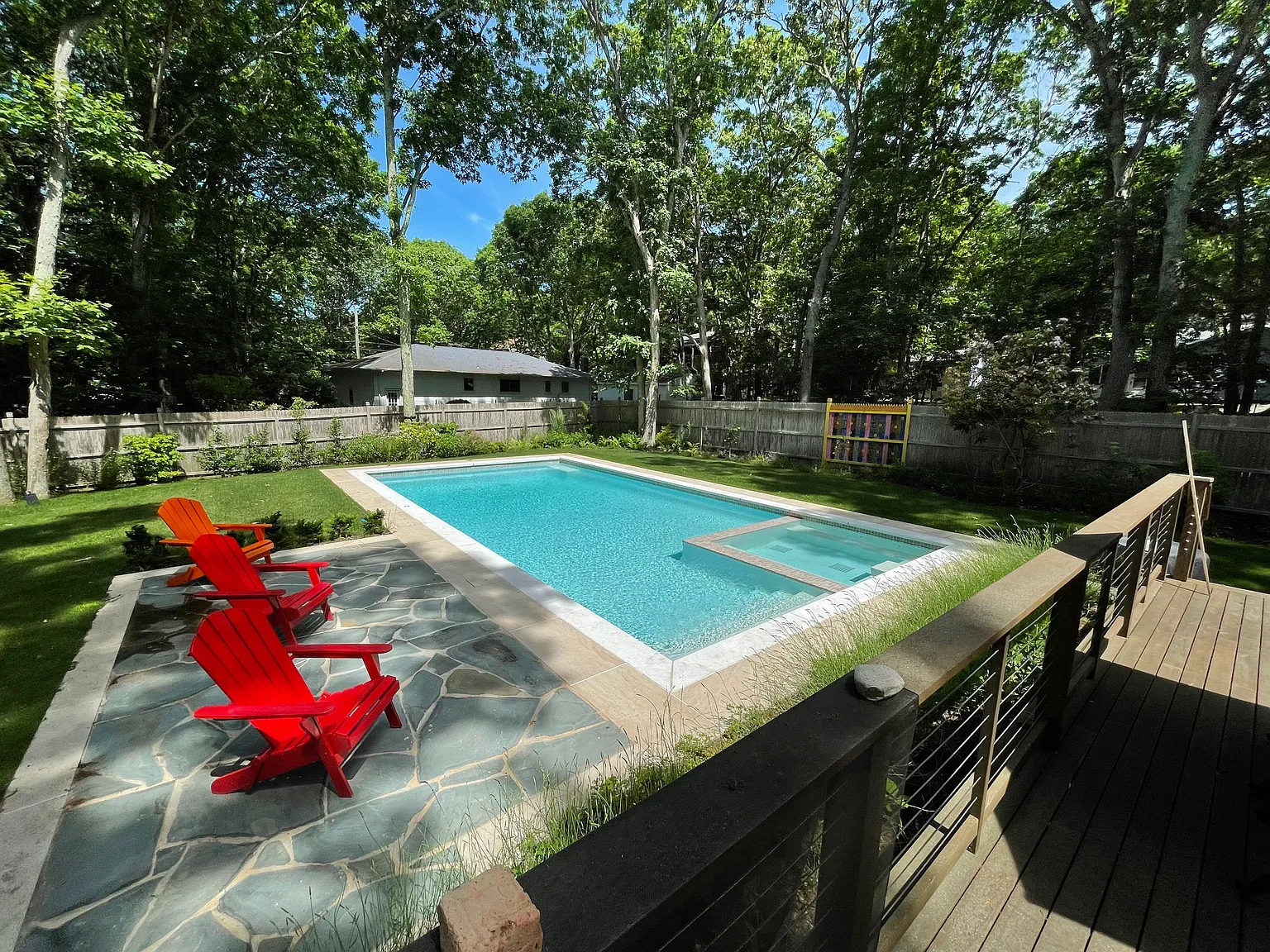 Sag Harbor Village Living Spacious Backyard + Pool — Photo 1