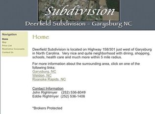 Deerfield Subdivision #3, Garysburg, NC 27831