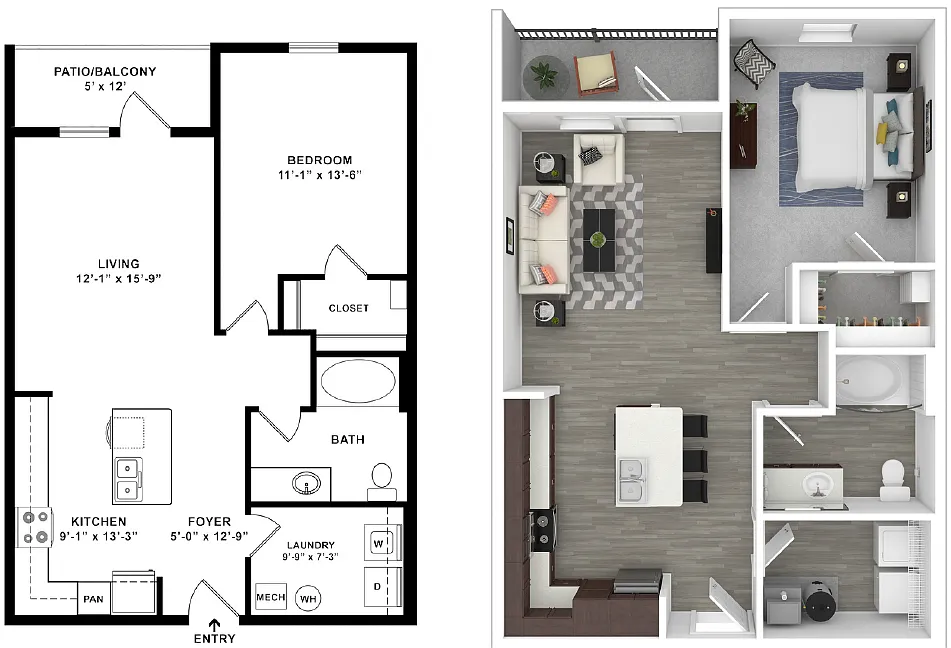 Floor plan A1